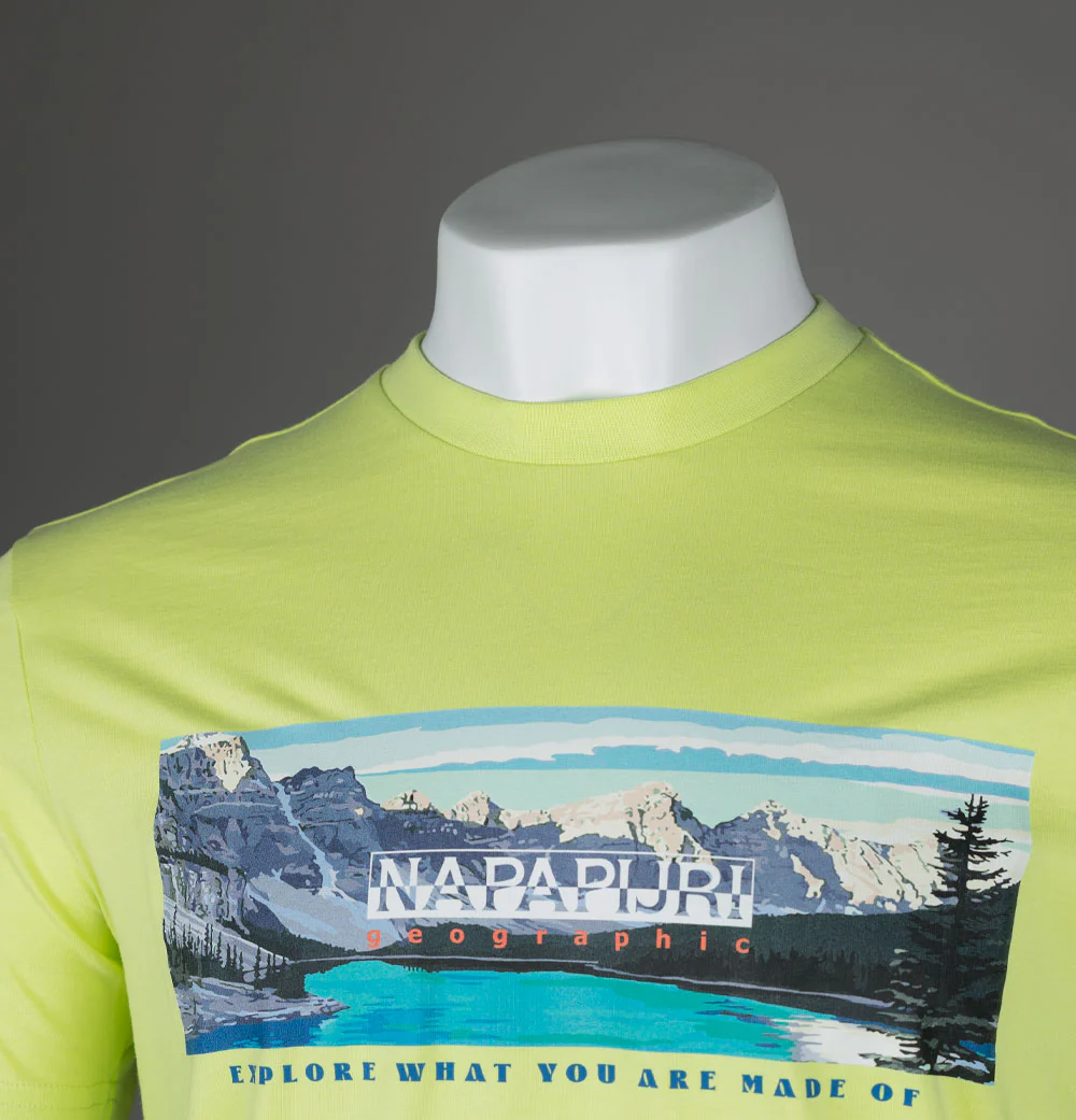 Napapijri S-Canada T-Shirt Yellow Sunny - Image 4
