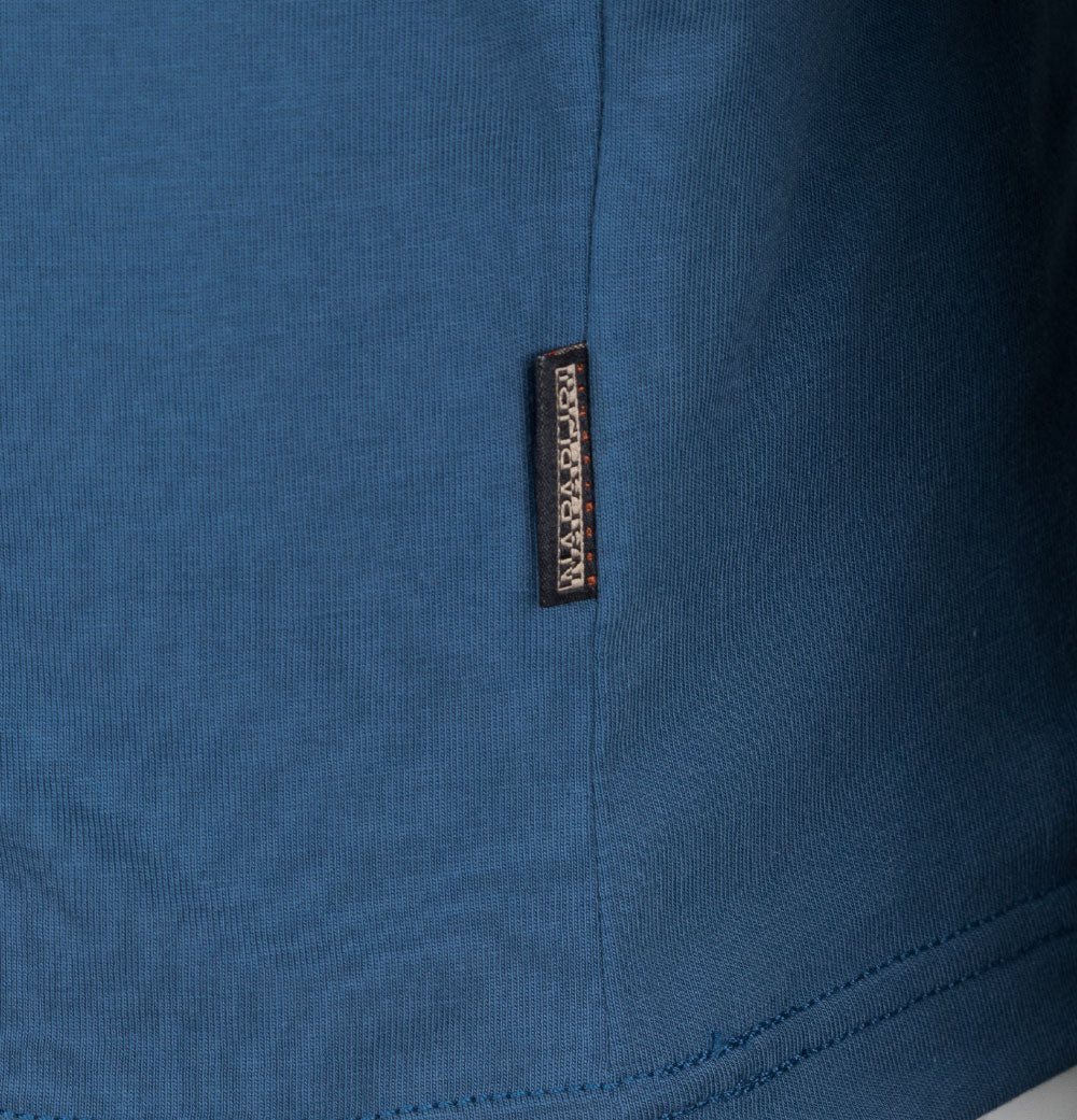 Napapijri S-Freestyle LS T-Shirt Blue Ensign - Image 5