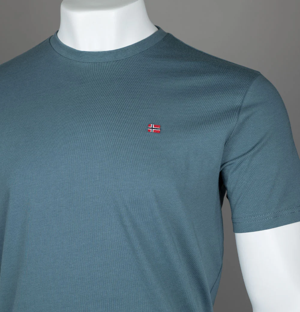 Napapijri Salis T-Shirt Stormy Grey - Image 3