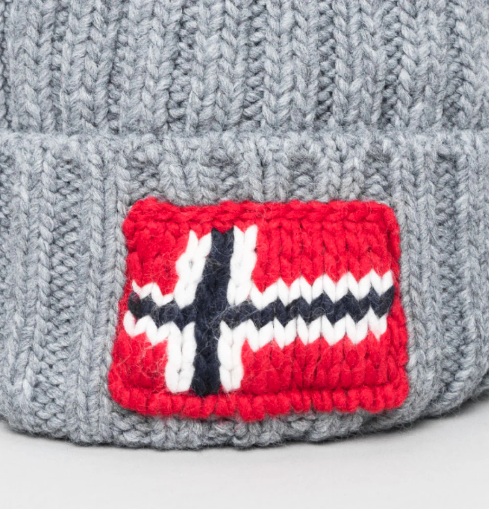 Napapijri Semiury 5 Beanie Medium Grey - Image 3