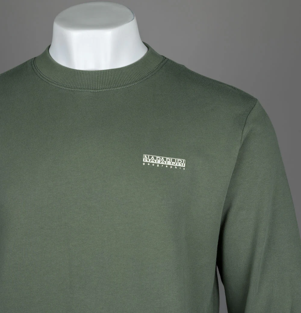 Napapijri Small Box Sweatshirt Tea Leaf - Image 3