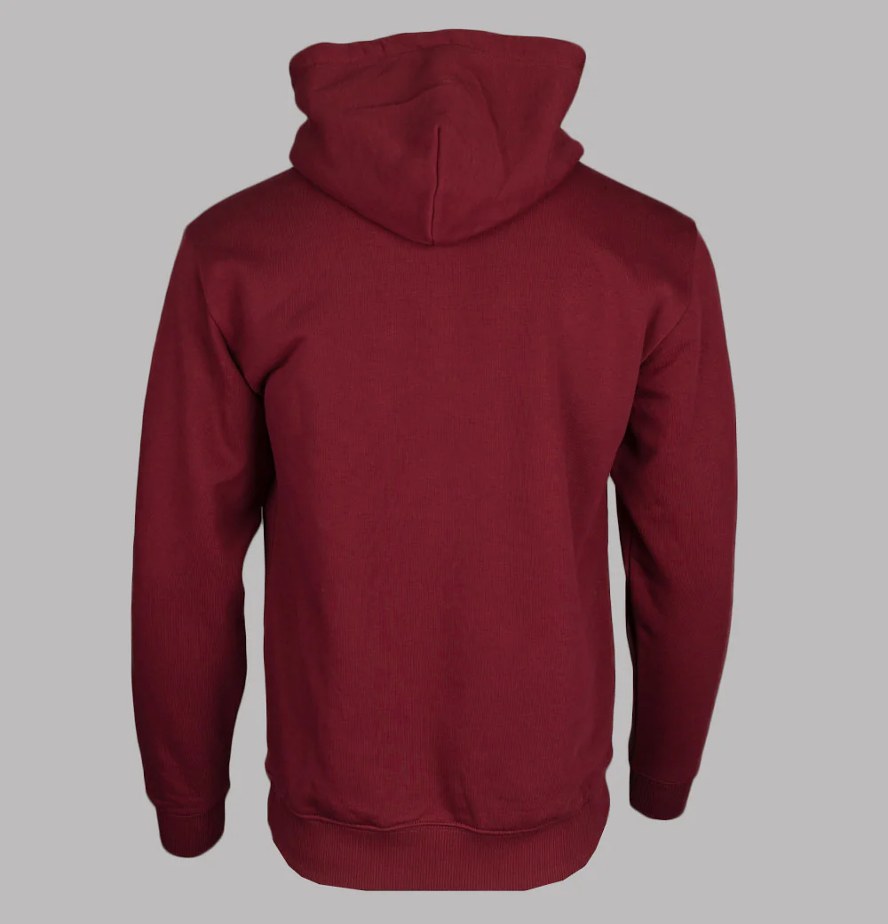 Napapijri Telemark Graphic Hoodie Burgundy - Image 2