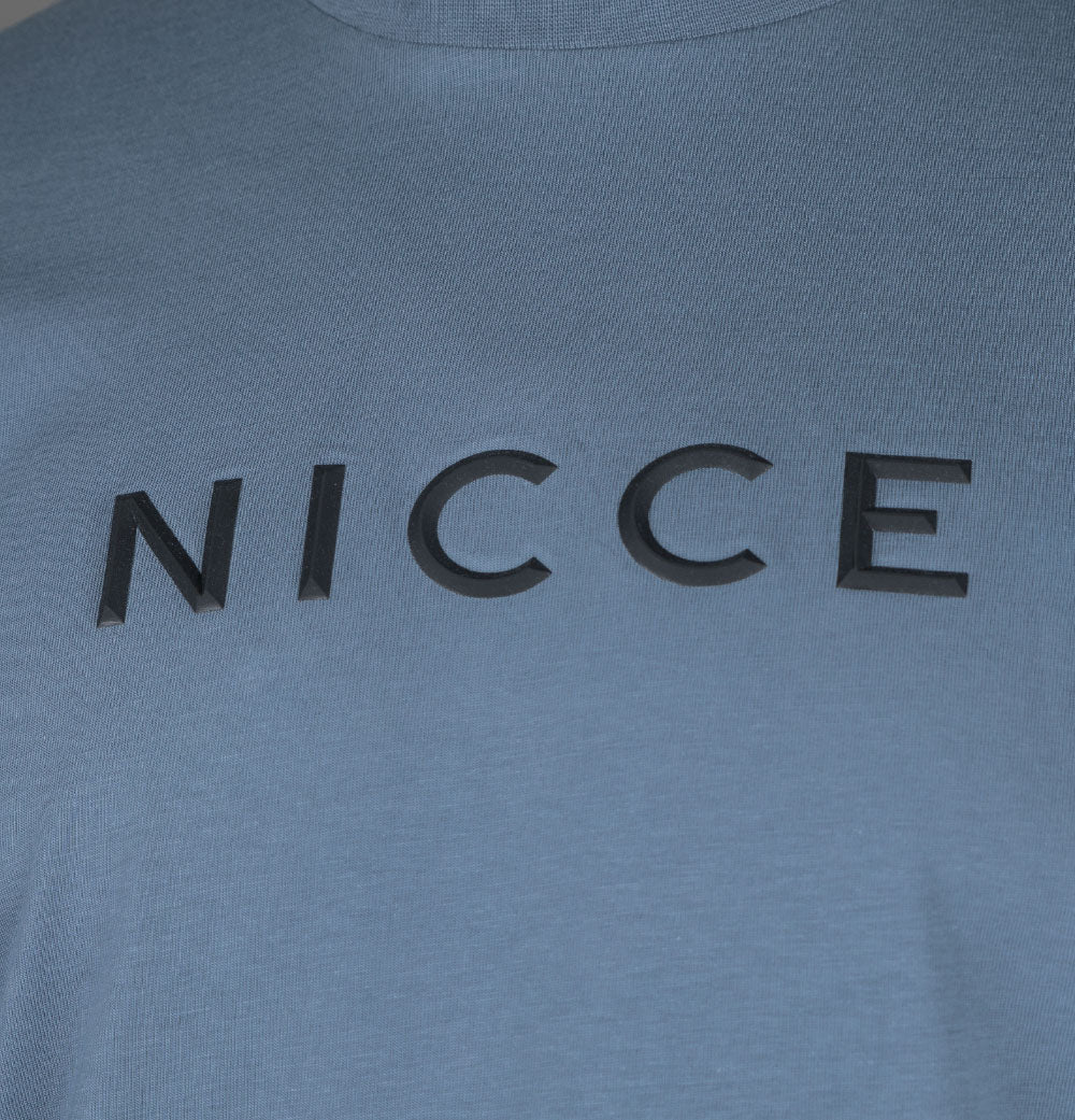 Nicce Compact T-Shirt Blue Smoke - Image 3