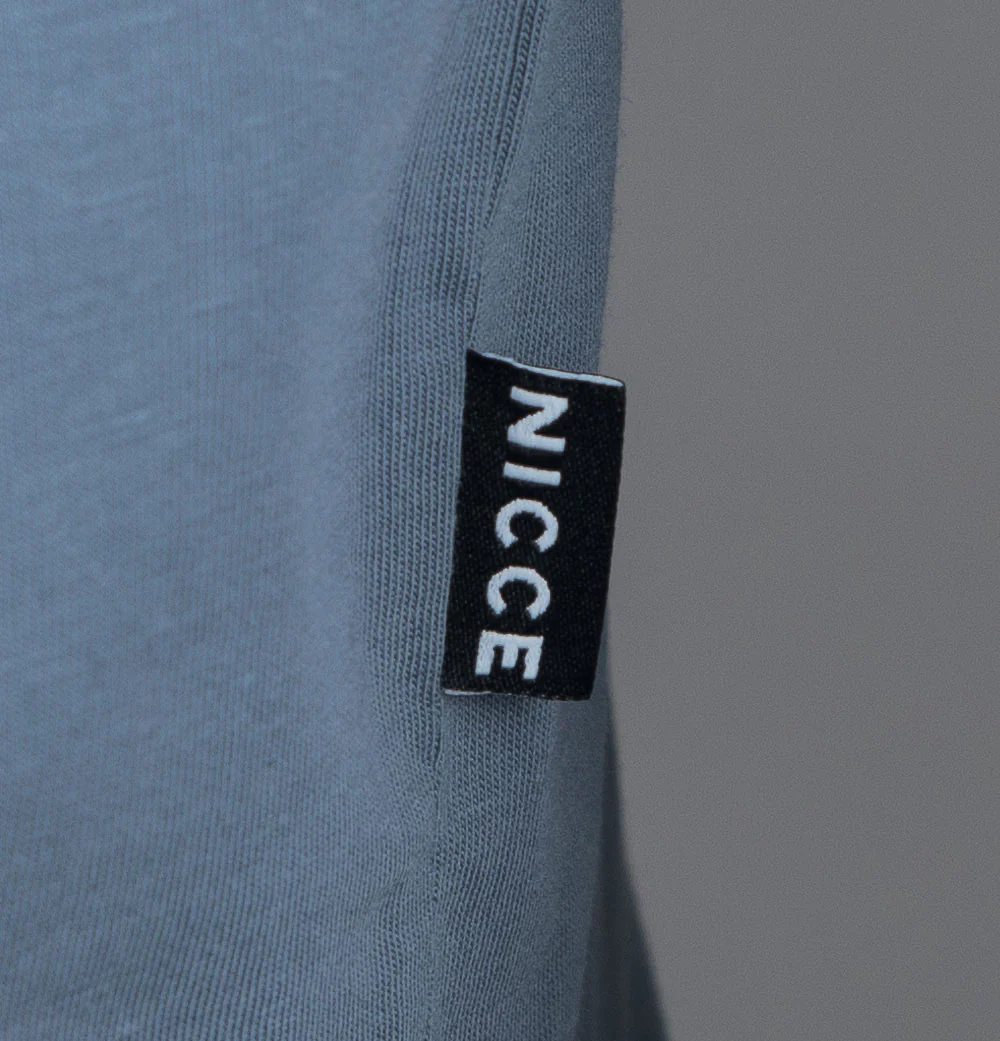 Nicce Compact T-Shirt Blue Smoke - Image 4