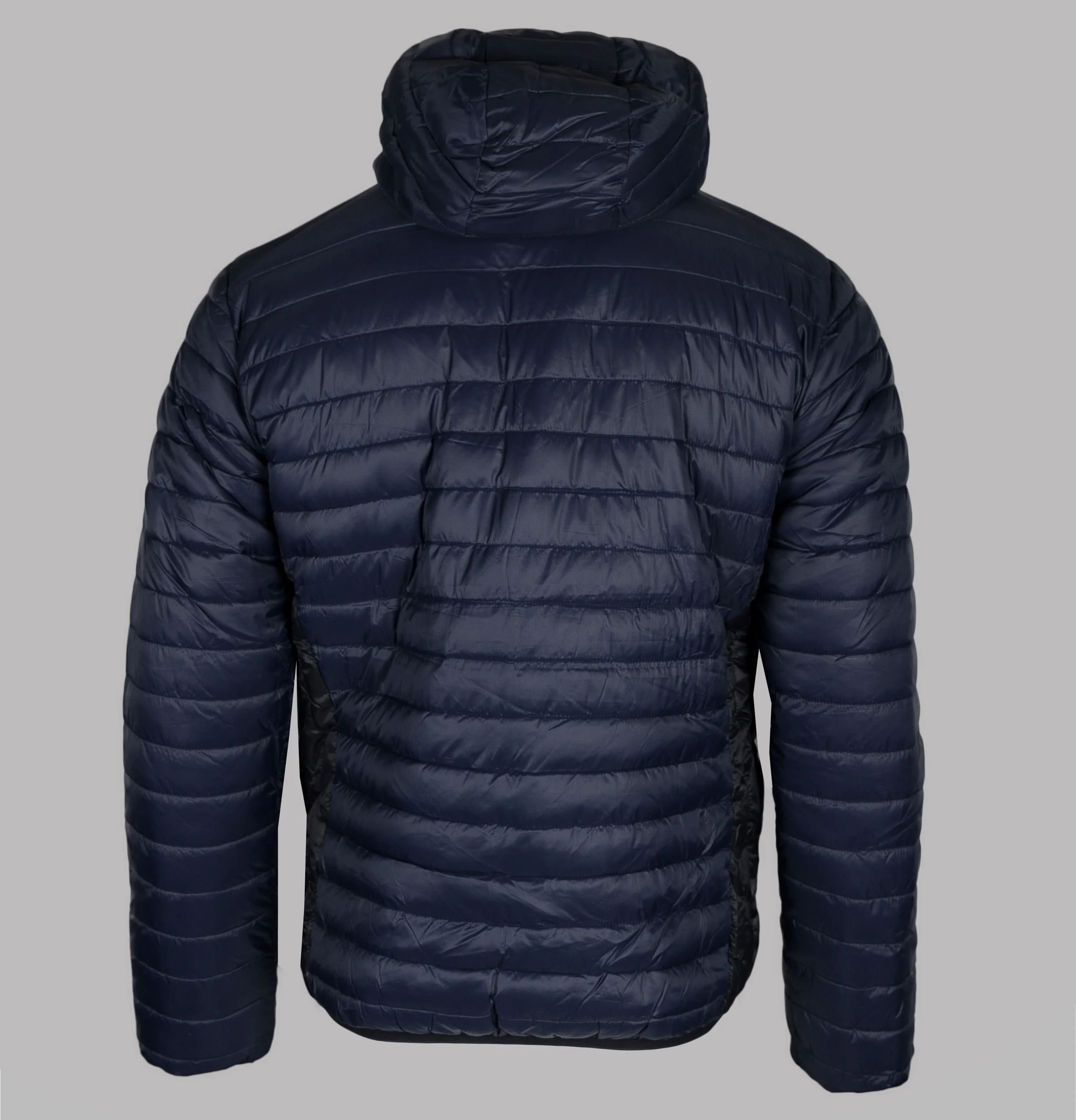 Nicce Inverti Reversible Hooded Jacket Navy/Orange - Image 3