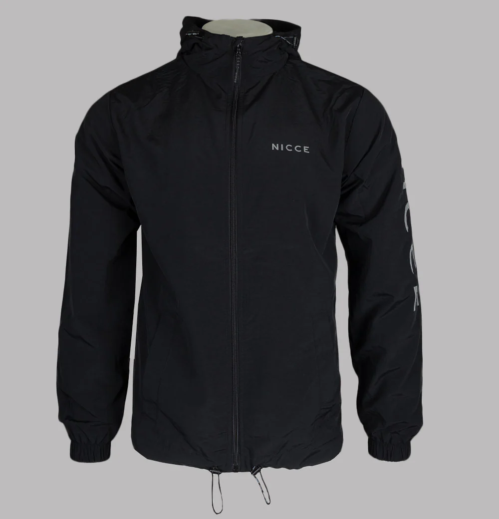 Nicce Jolla Hooded Jacket Black