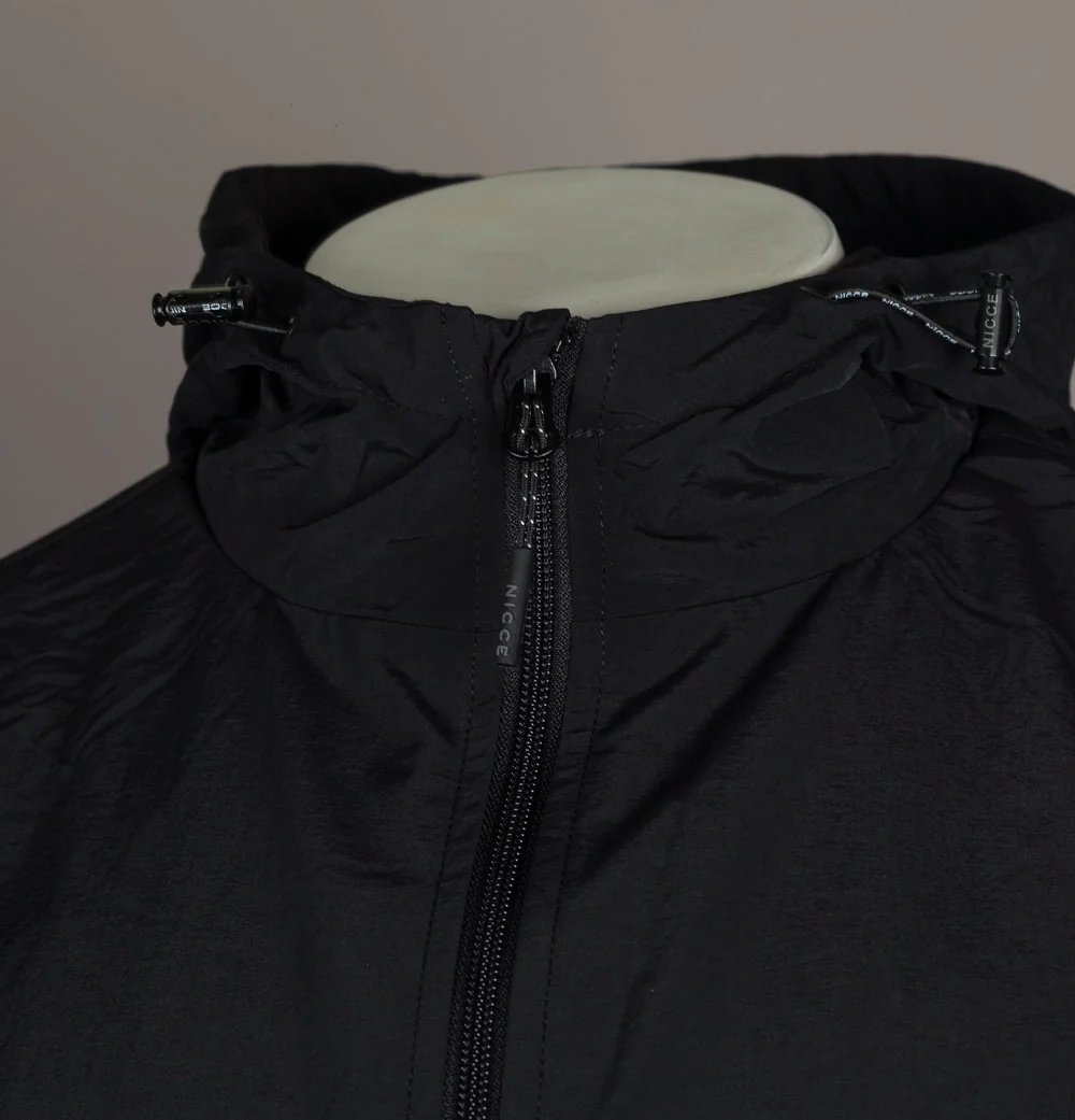 Nicce Jolla Hooded Jacket Black - Image 3