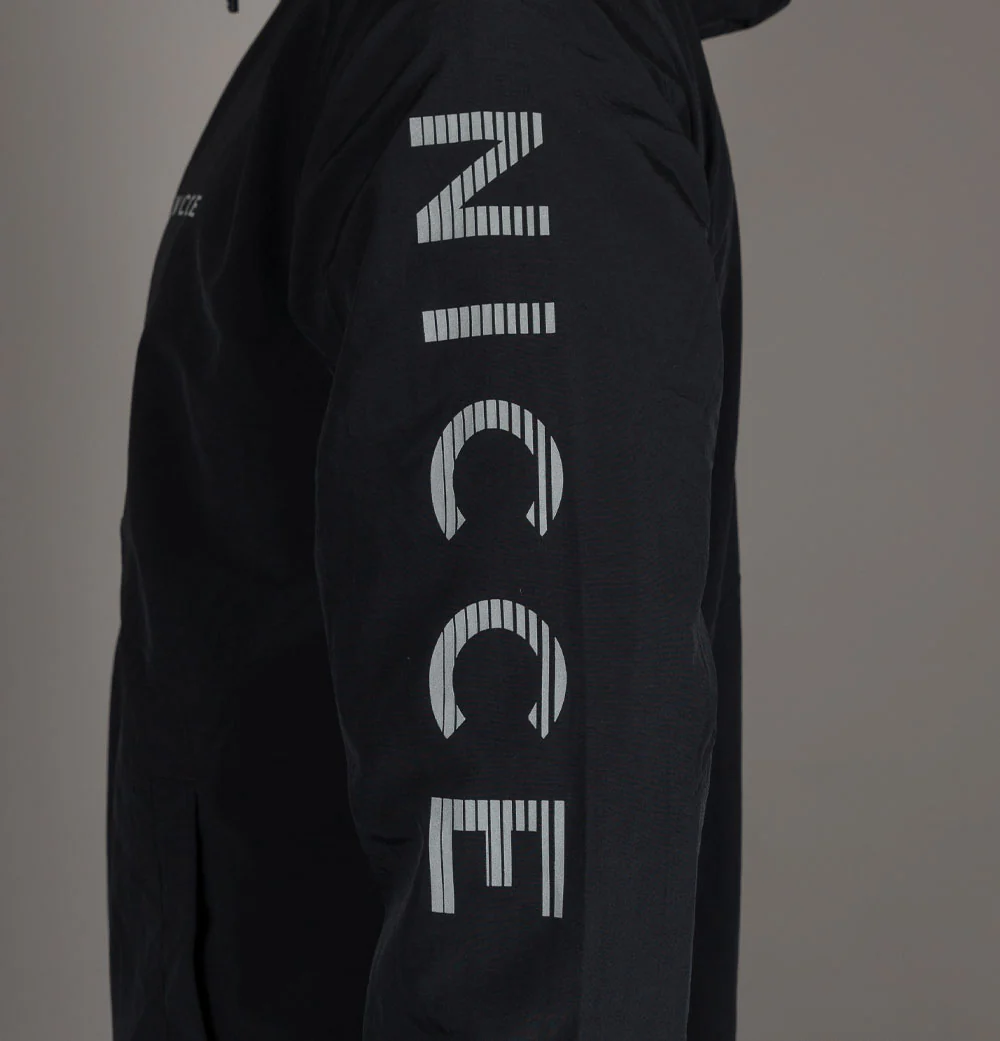 Nicce Jolla Hooded Jacket Black - Image 6