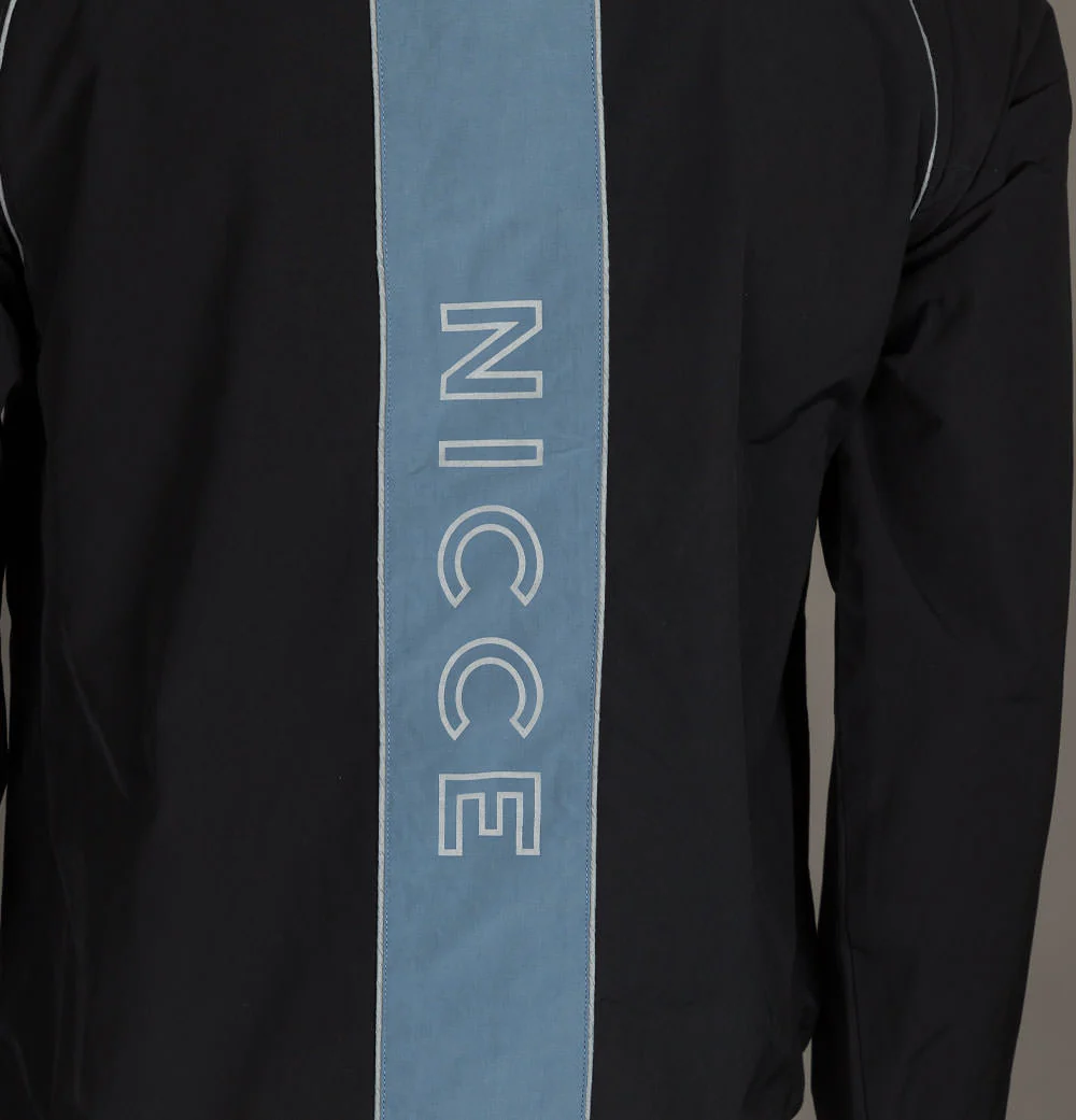 Nicce Linear Jacket Black/Blue Mirage - Image 6