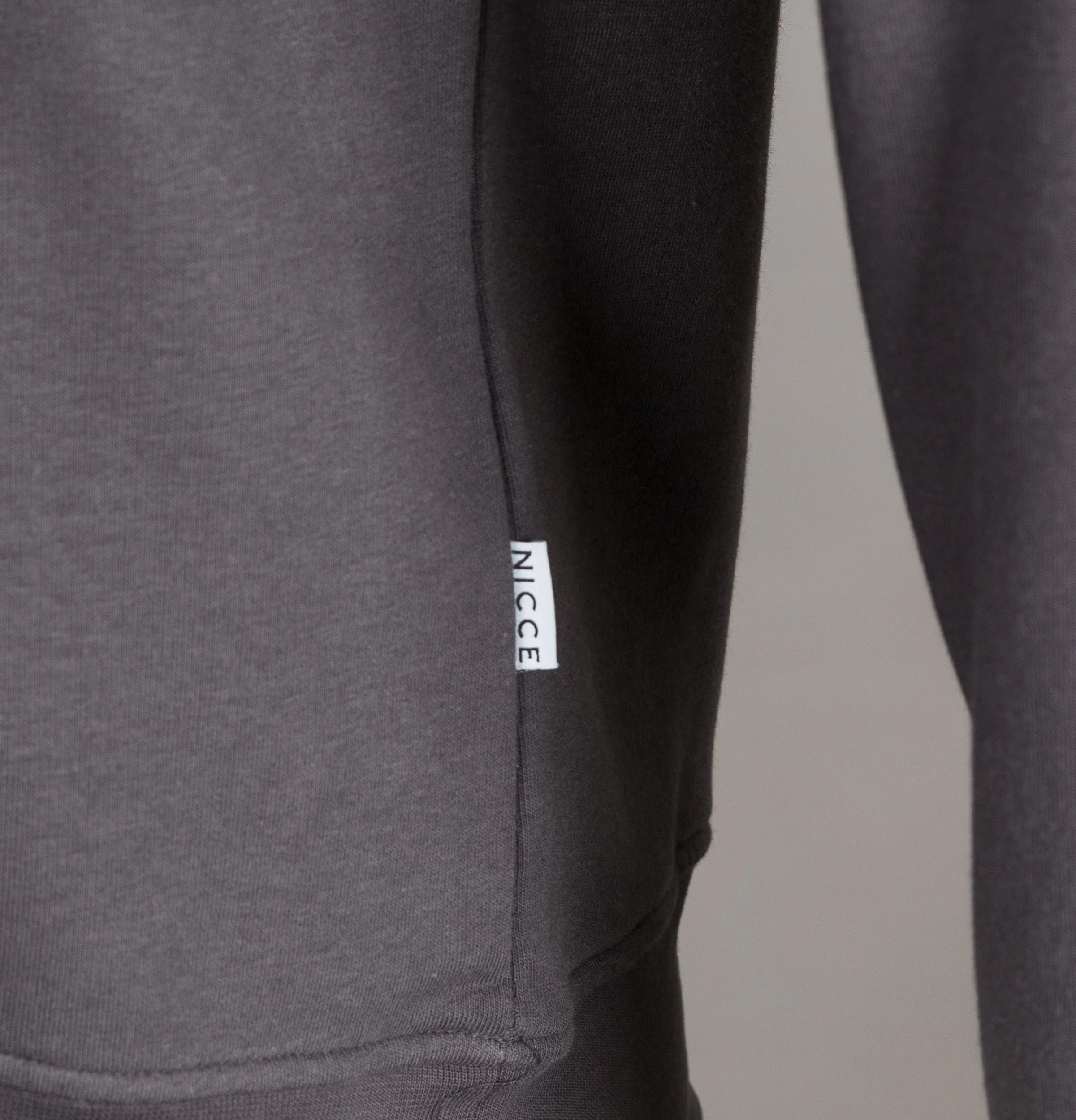 Nicce Original Logo Sweatshirt Coal Grey - Image 4