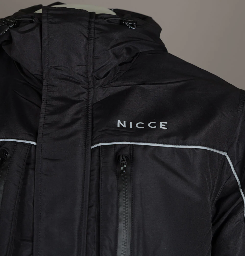 Nicce Tour Hooded Jacket Black - Image 3