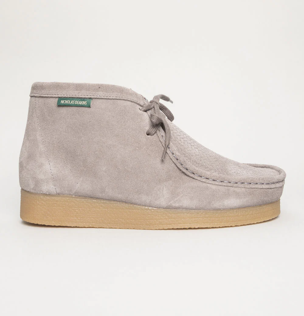 Nicholas Deakins Solo Boots Grey Suede