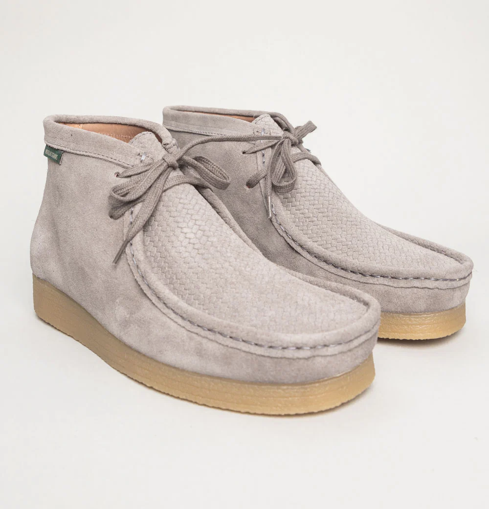 Nicholas Deakins Solo Boots Grey Suede - Image 2
