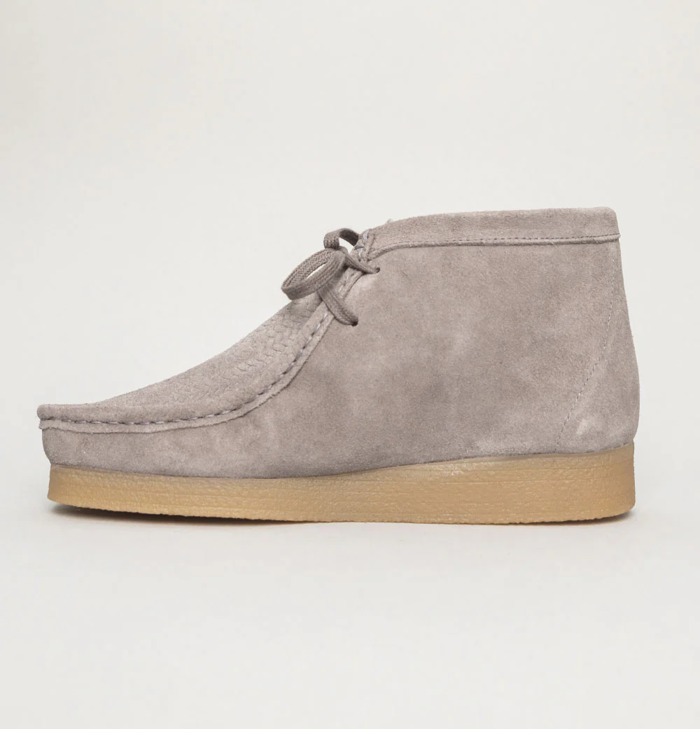 Nicholas Deakins Solo Boots Grey Suede - Image 4