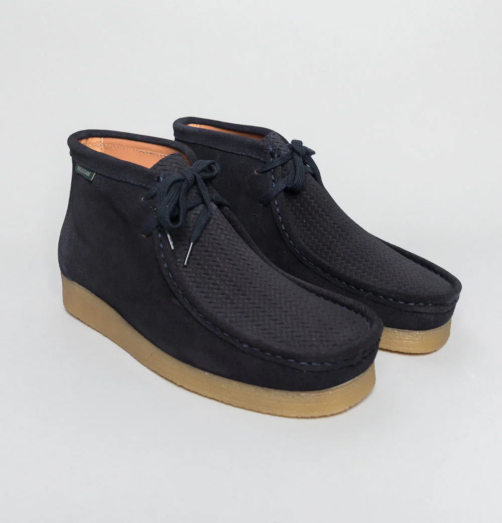 Nicholas Deakins Solo Boots Navy Suede - Image 2