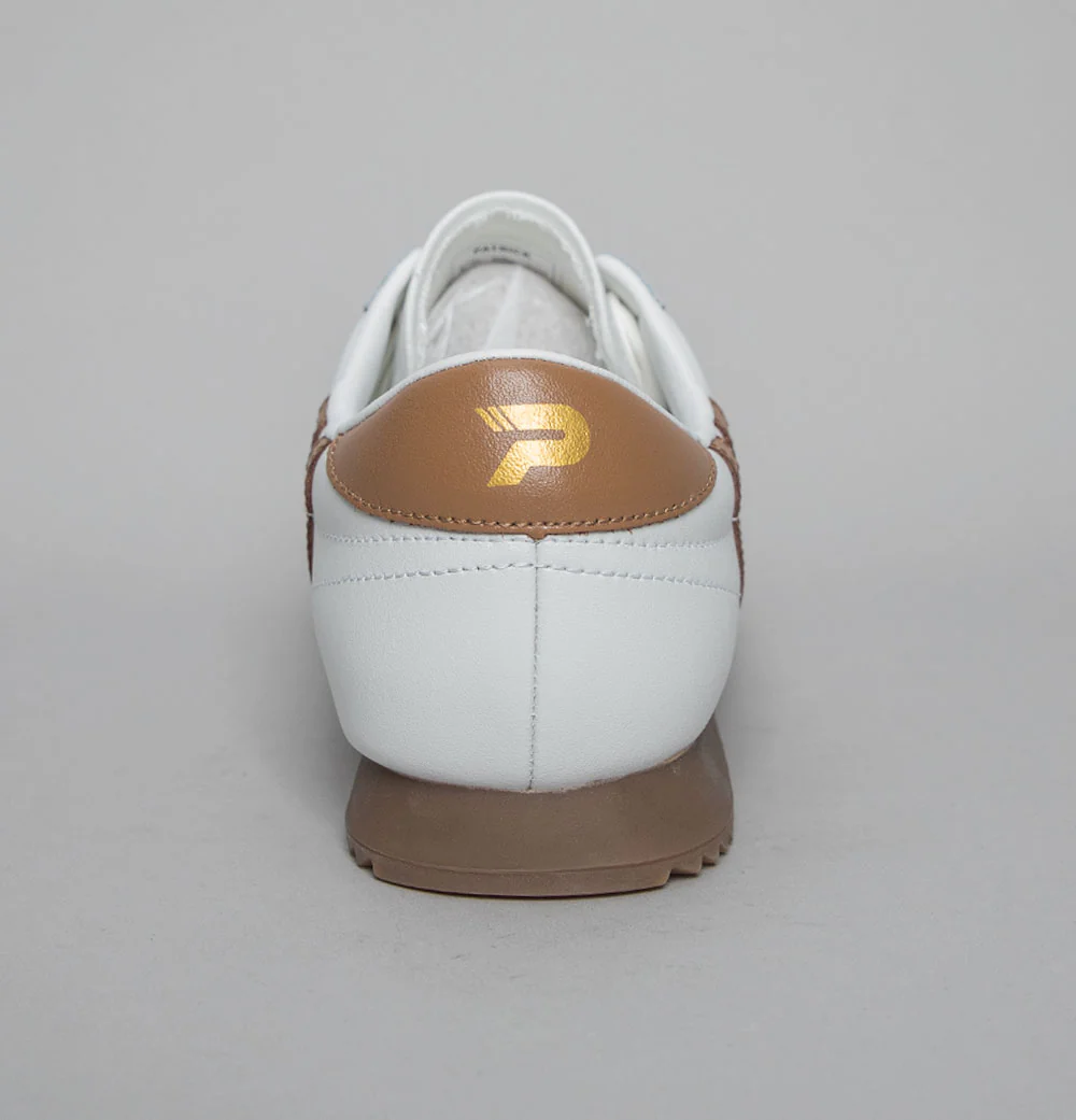 Patrick Bergan Trainers White/Tan - Image 5