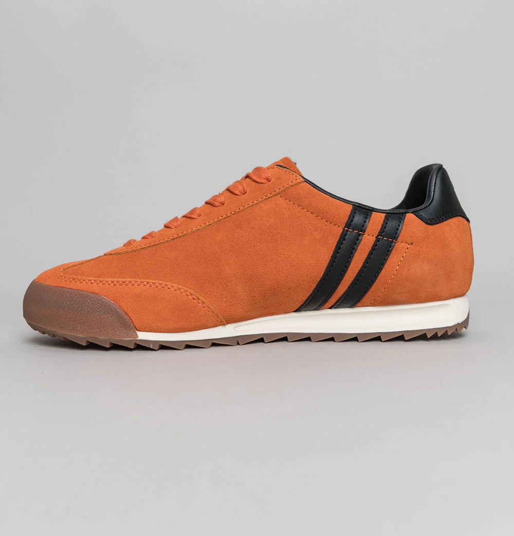 Patrick Dijon Trainers Orange/Black - Image 4