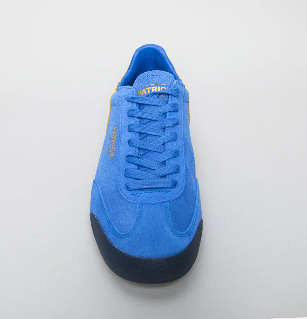 Patrick Dijon Trainers Royal Blue/Yellow/Navy - Image 3