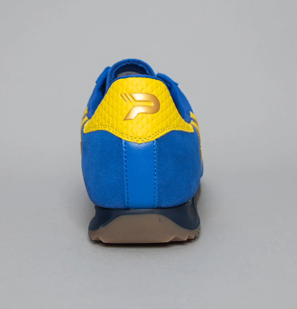 Patrick Dijon Trainers Royal Blue/Yellow/Navy - Image 5