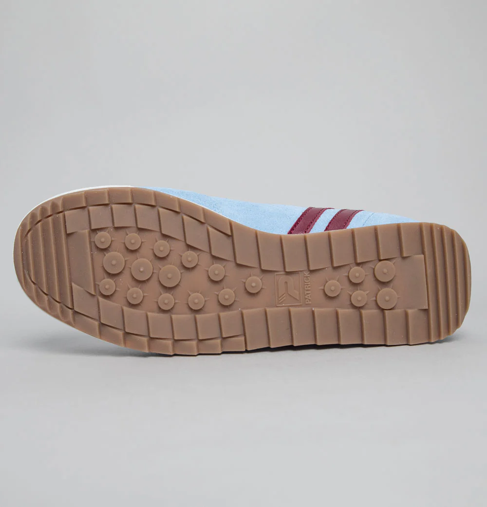 Patrick Dijon Trainers Sky Blue/Burgundy/White - Image 6