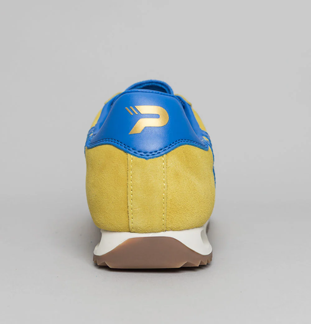 Patrick Dijon Trainers Yellow/Royal Blue - Image 5