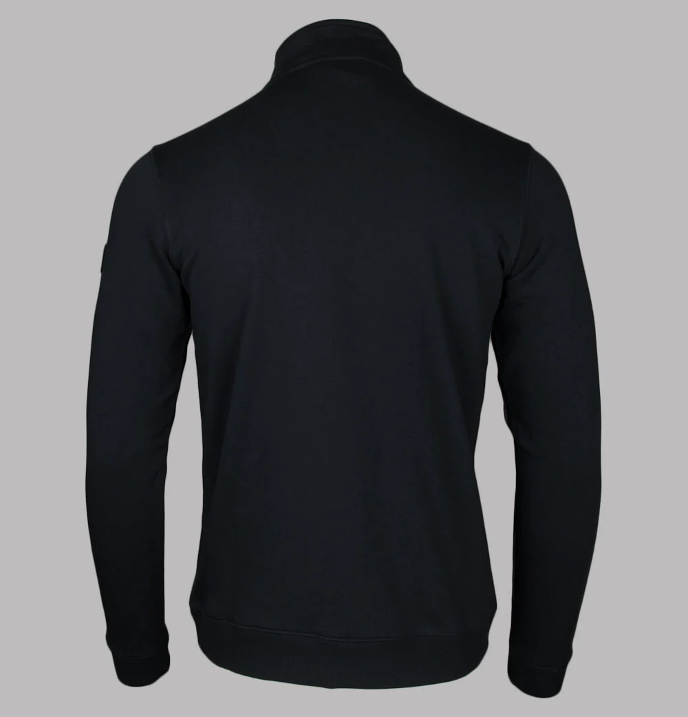Patrick Harlem 1/4 Zip Sweatshirt Black - Image 2