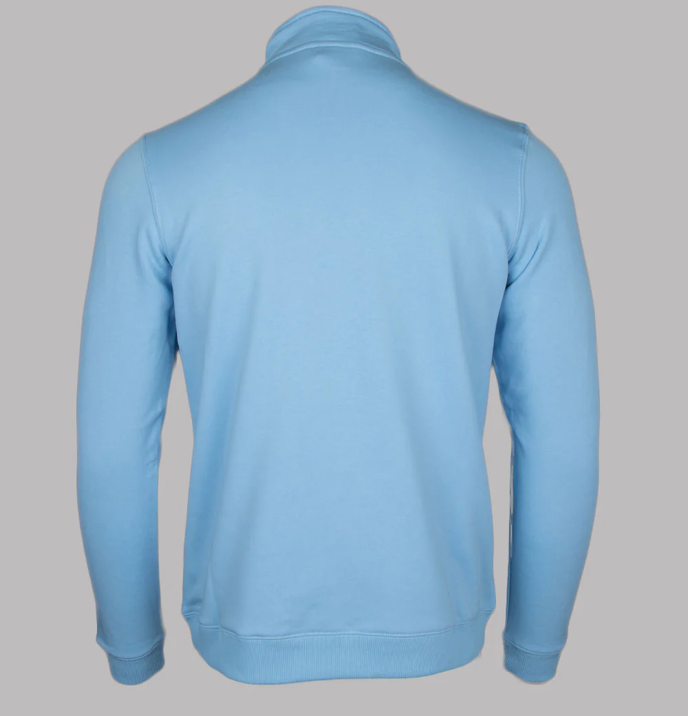 Patrick Harlem 1/4 Zip Sweatshirt Sky Blue - Image 2