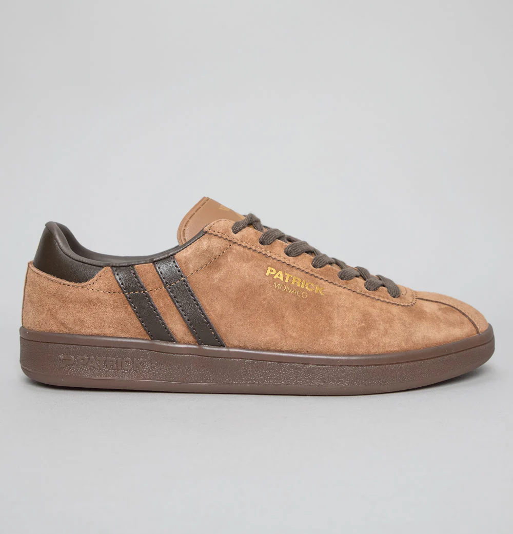Patrick Monaco Cupsole Trainers Brown/Dark Brown