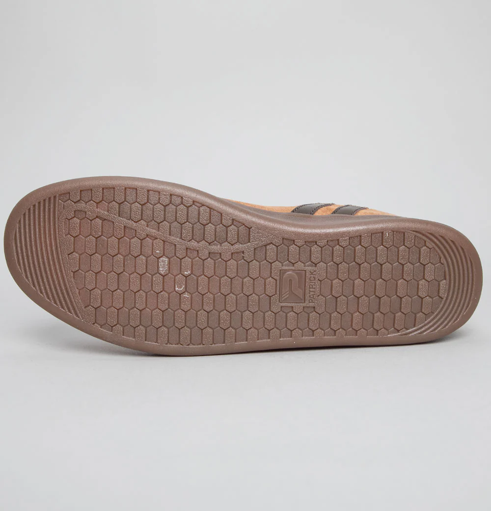 Patrick Monaco Cupsole Trainers Brown/Dark Brown - Image 6