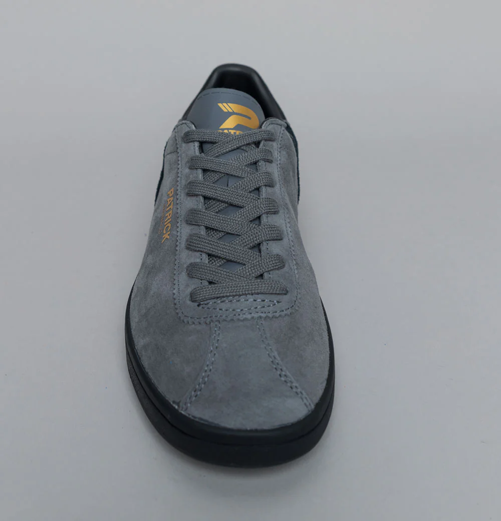 Patrick Monaco Cupsole Trainers Charcoal/Black - Image 3
