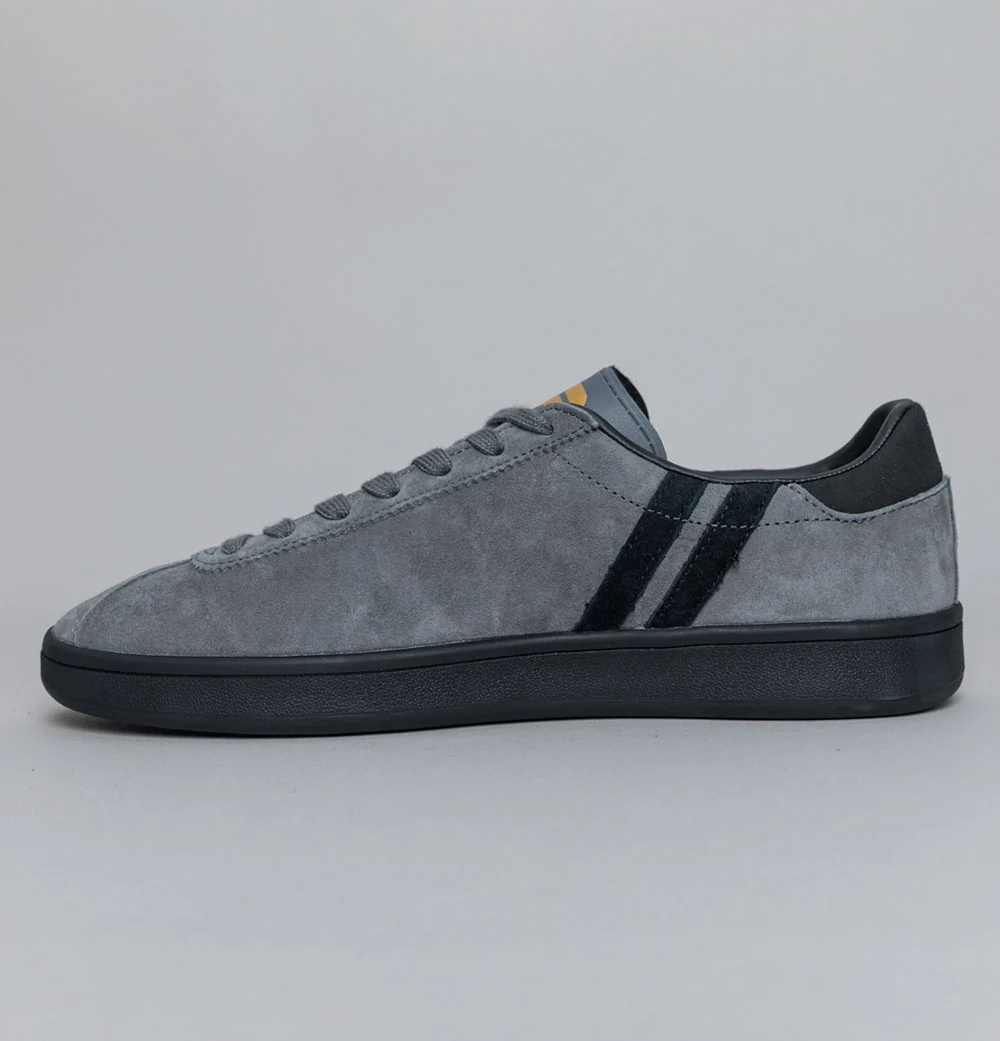 Patrick Monaco Cupsole Trainers Charcoal/Black - Image 4
