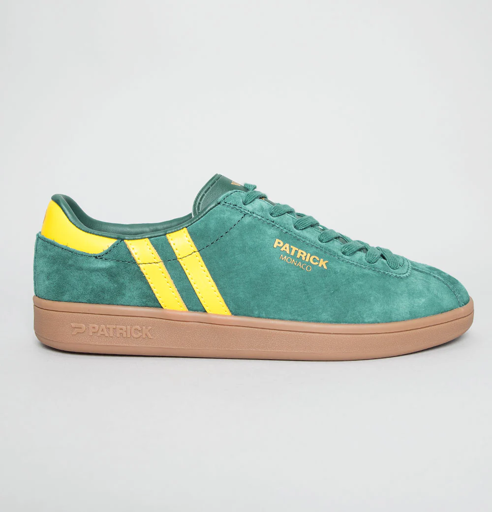 Patrick Monaco Cupsole Trainers Green/Yellow