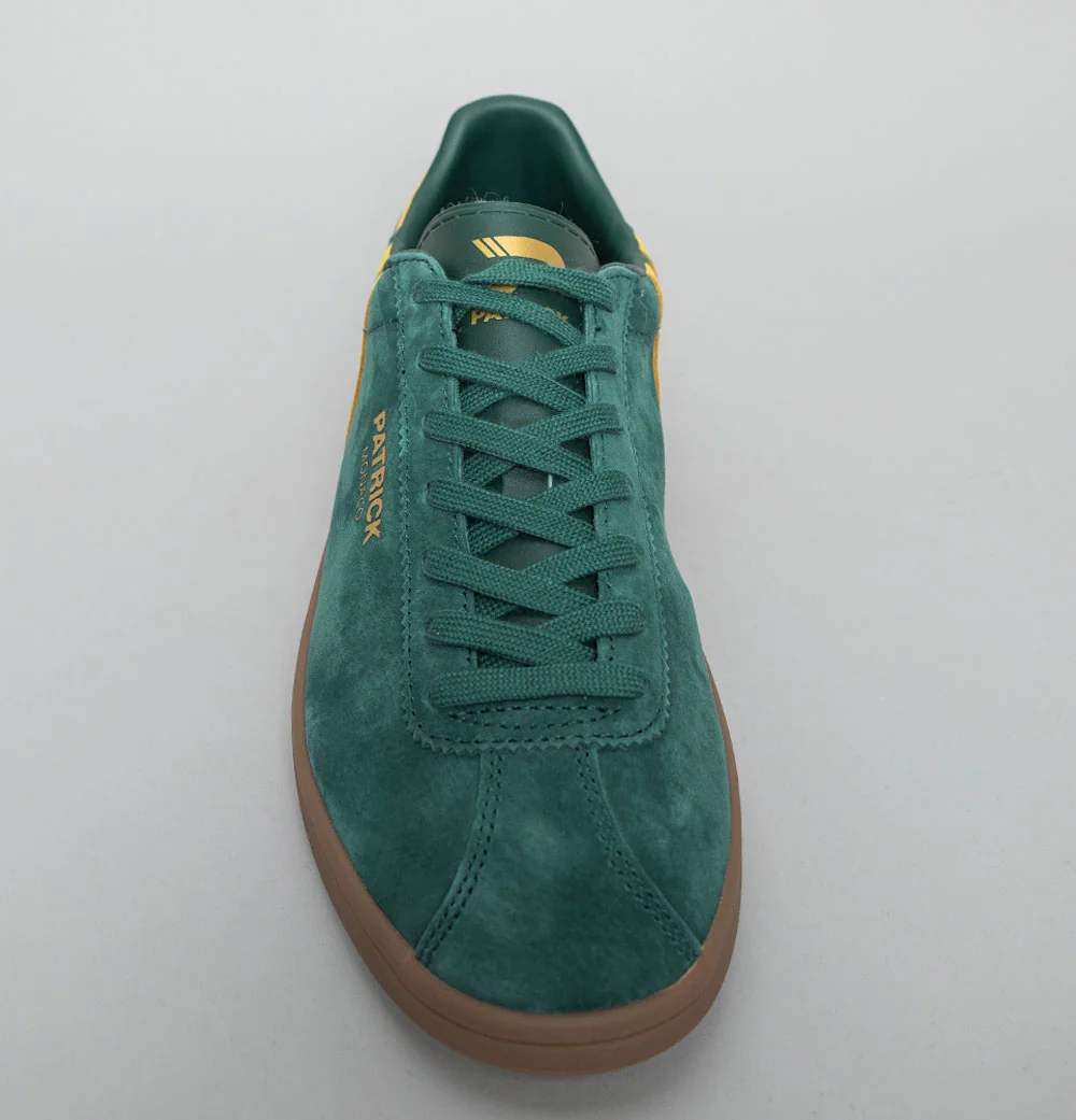 Patrick Monaco Cupsole Trainers Green/Yellow - Image 3