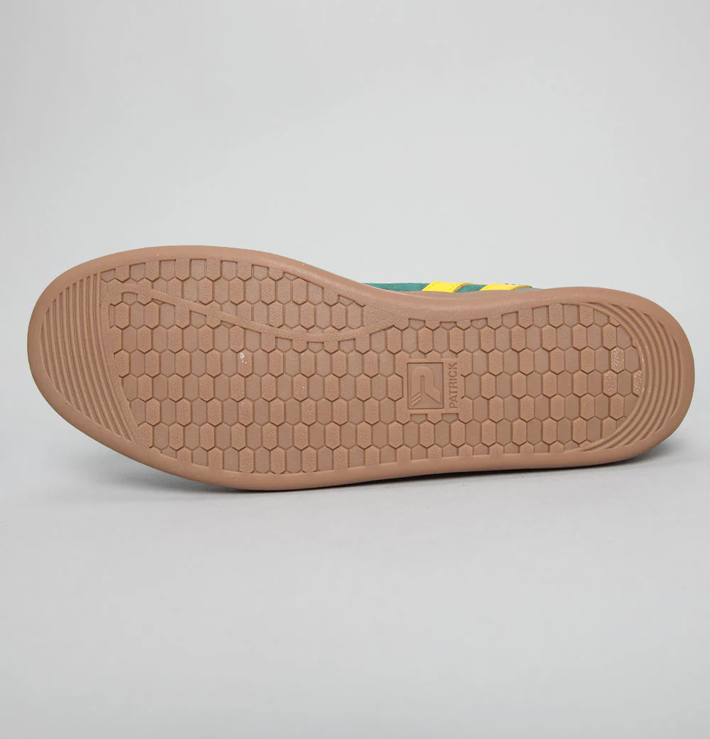 Patrick Monaco Cupsole Trainers Green/Yellow - Image 6