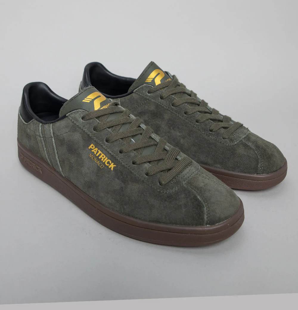 Patrick Monaco Cupsole Trainers Olive/Black - Image 2