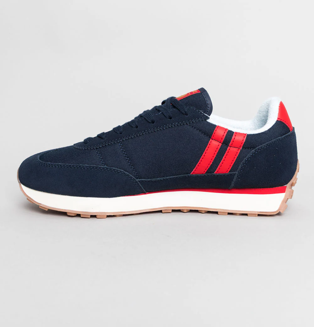 Patrick Monza Trainers Navy/White/Red - Image 4