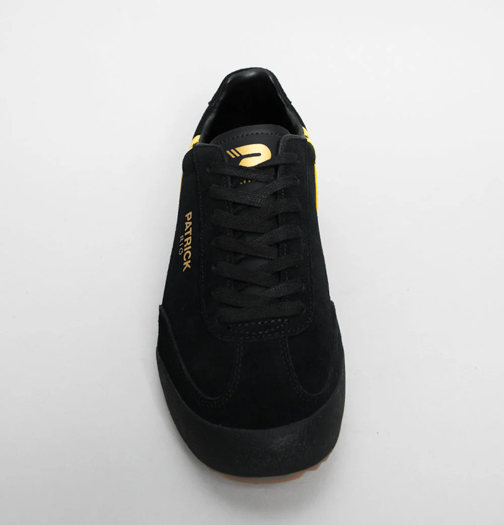 Patrick Rio Trainers Black/Yellow - Image 3