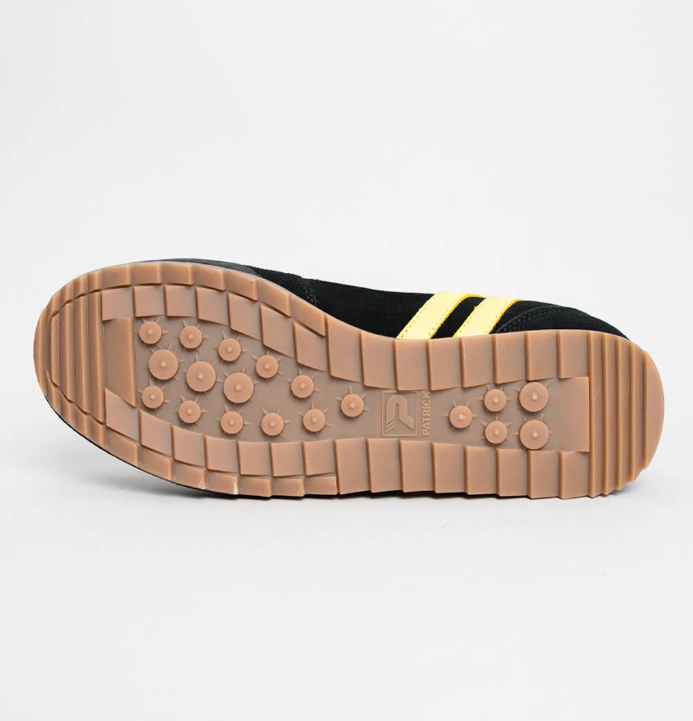 Patrick Rio Trainers Black/Yellow - Image 6