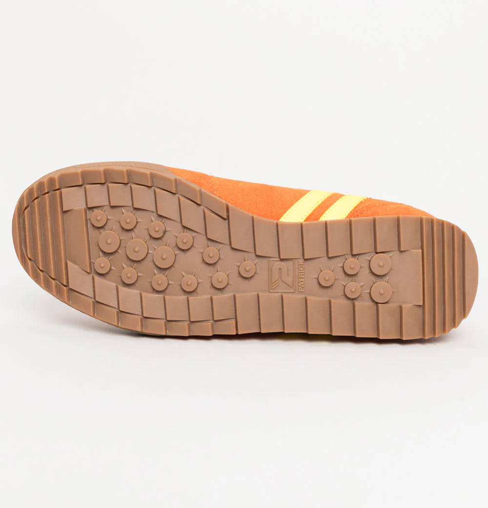 Patrick Rio Trainers Orange/Yellow - Image 6