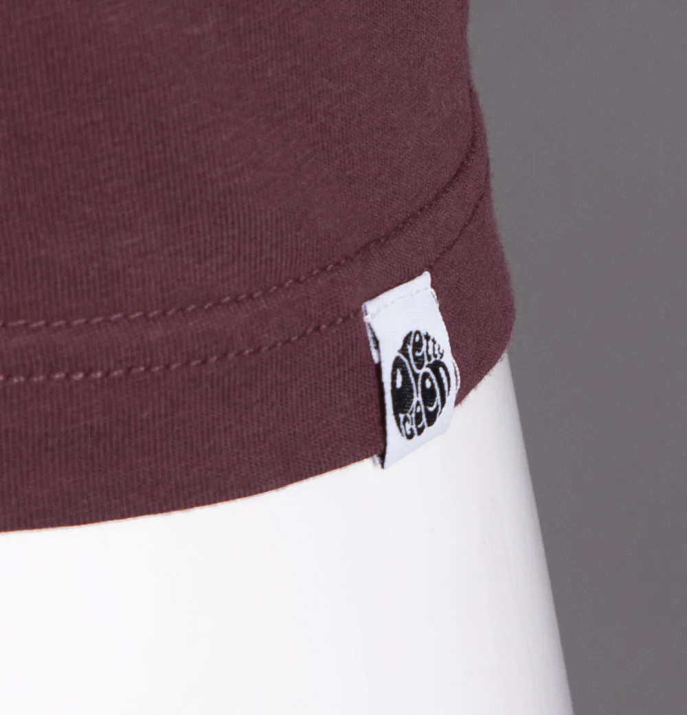 Pretty Green Alloway Paisley Logo T-Shirt Red - Image 4