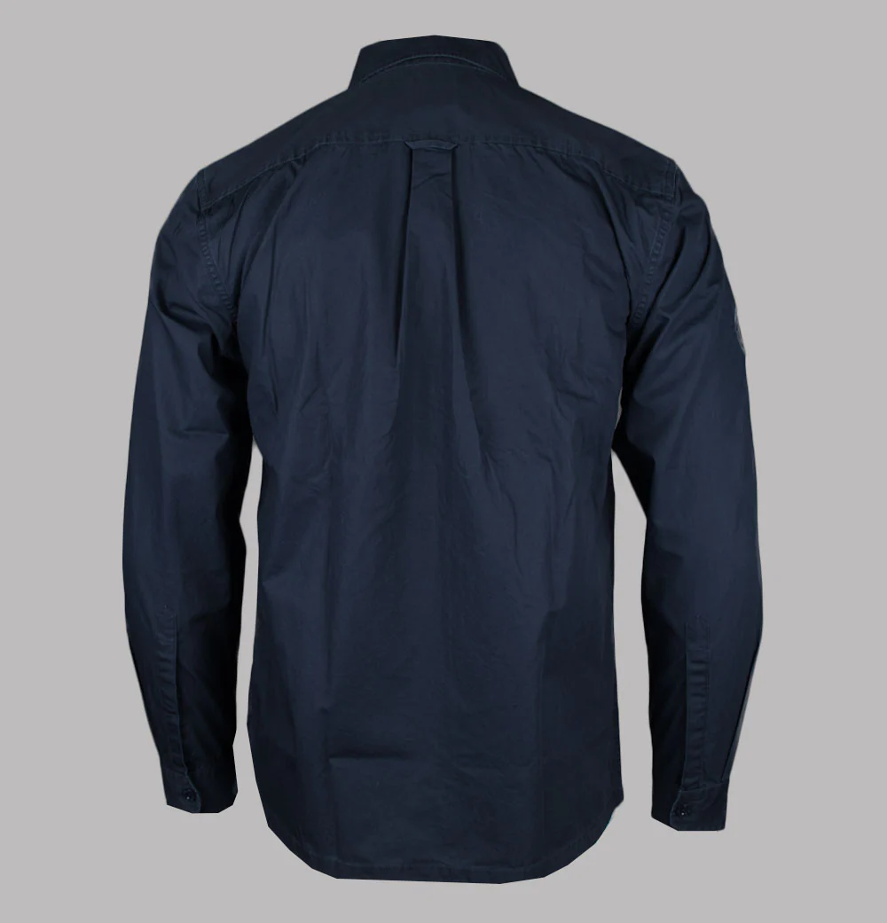 Pretty Green Armstrong Zip Overshirt Navy - Image 2