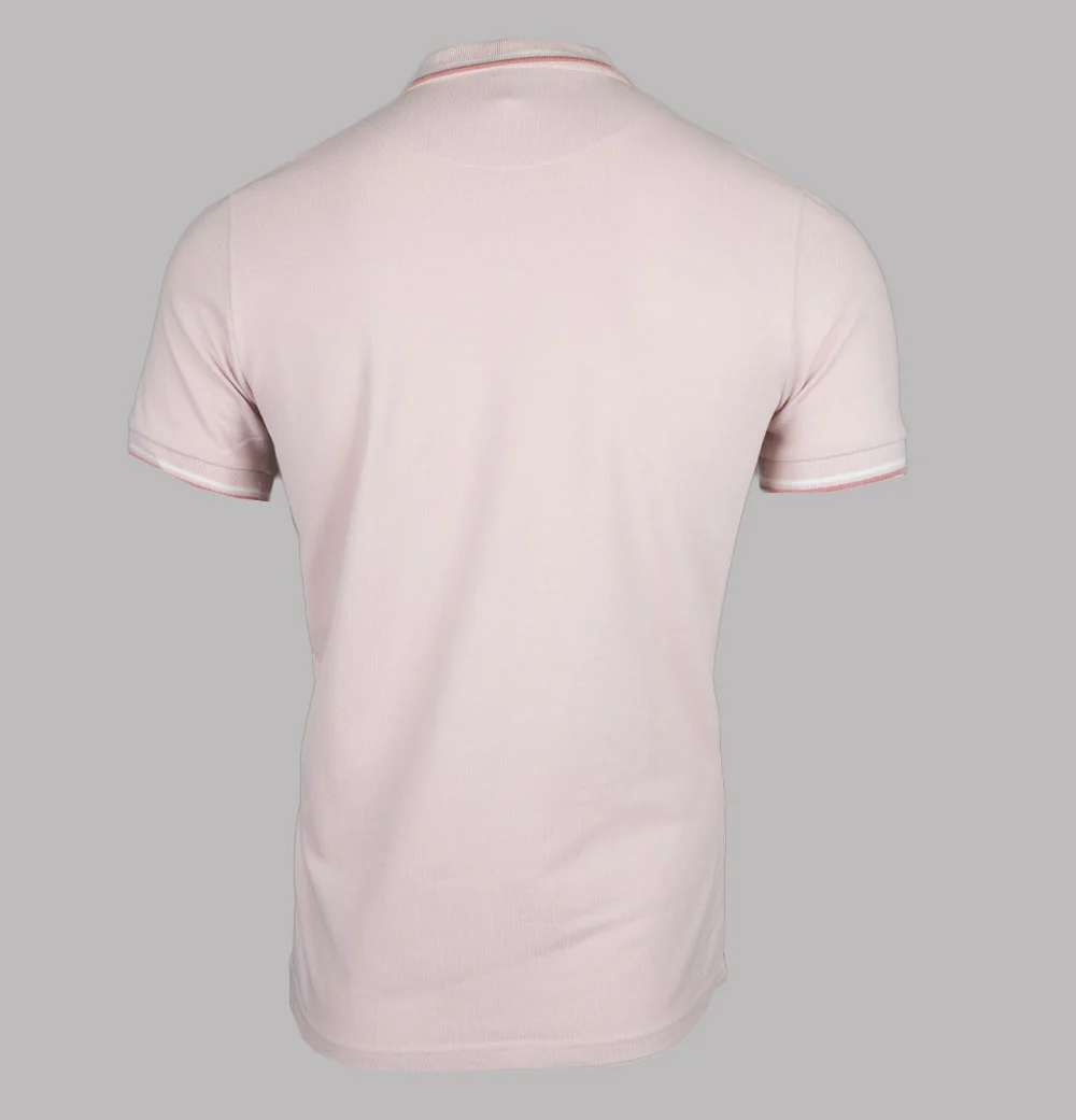 Pretty Green Barton Polo Shirt Light Pink - Image 2