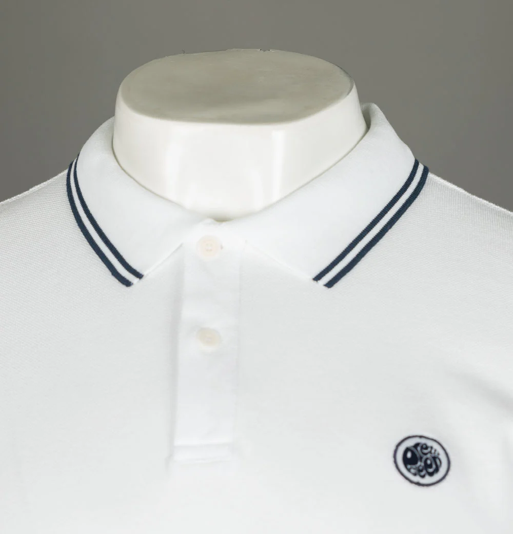 Pretty Green Barton Polo Shirt White - Image 3