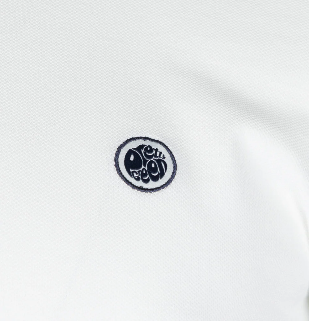 Pretty Green Barton Polo Shirt White - Image 4