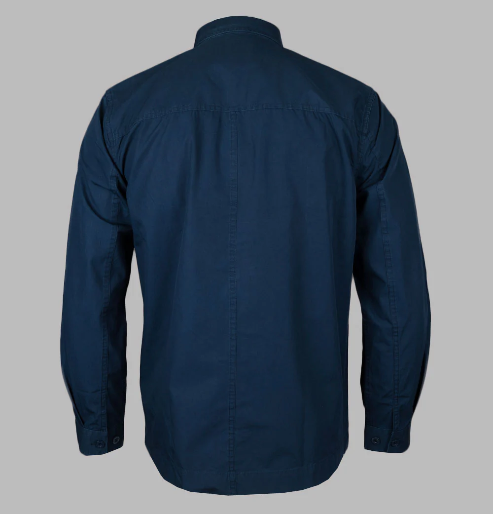 Pretty Green Boston Overshirt Navy - Image 2