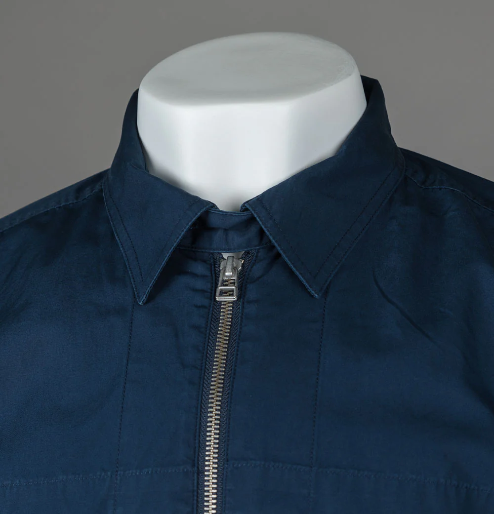 Pretty Green Boston Overshirt Navy - Image 3