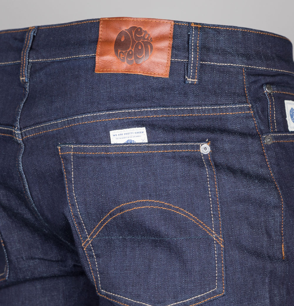 Pretty Green Burnage Regular Fit Jeans Rinse Wash - Image 6