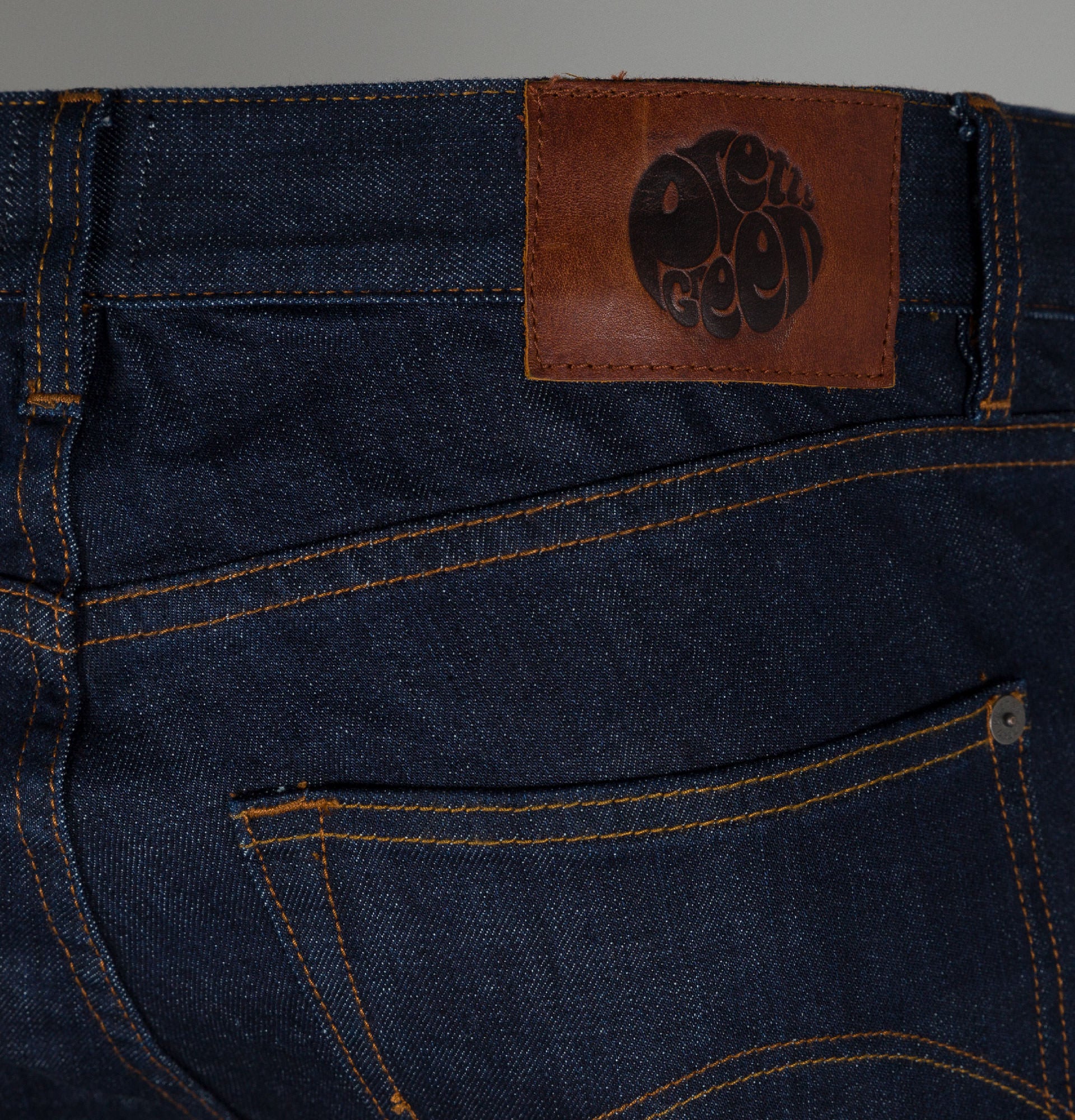 Pretty Green Castlefield Skinny Fit Jeans Blue Rinse - Image 3