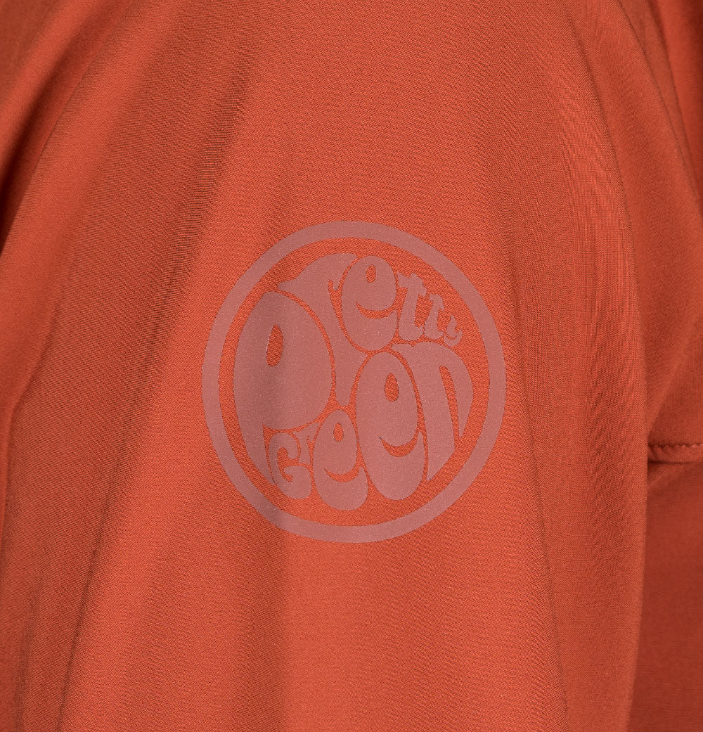 Pretty Green Cyclone Soft Shell Hooded Jacket Orange - Image 5