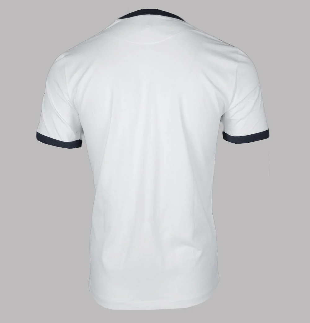 Pretty Green Eclipse Tape T-Shirt White - Image 2